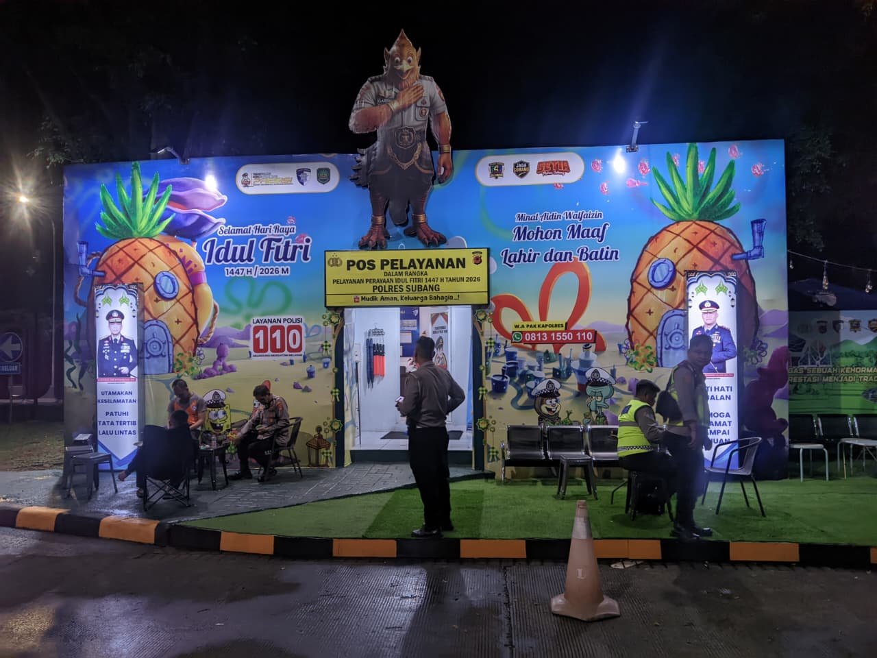 Pos Pelayanan Rest Area 102 A Tol Cipali Polres Subang Hadirkan Fasilitas Lengkap dengan Sentuhan Polisi Humanis