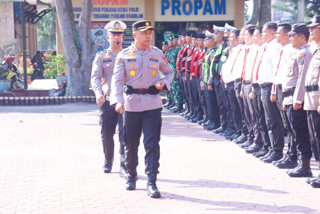 Polres Asahan Gelar Apel Siaga Antisipasi Karhutla Tahun 2025