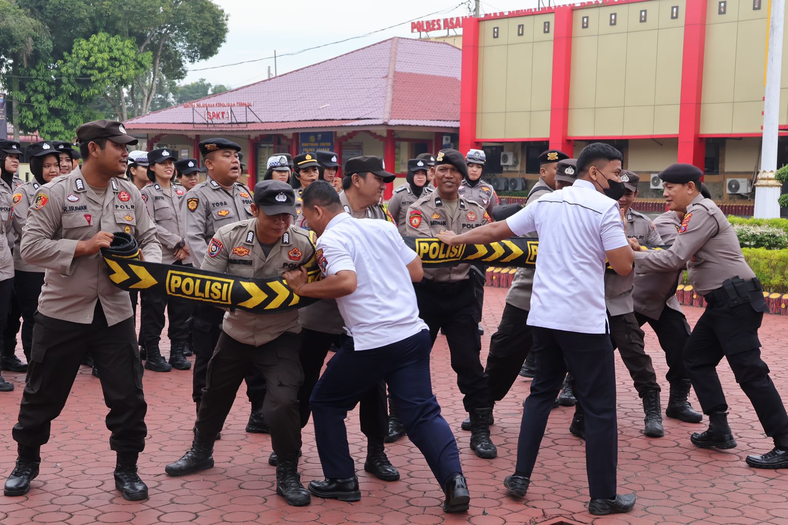 Polres Asahan Gelar Latihan Dalmas Awal, Dalmas Lanjut, dan Negosiator