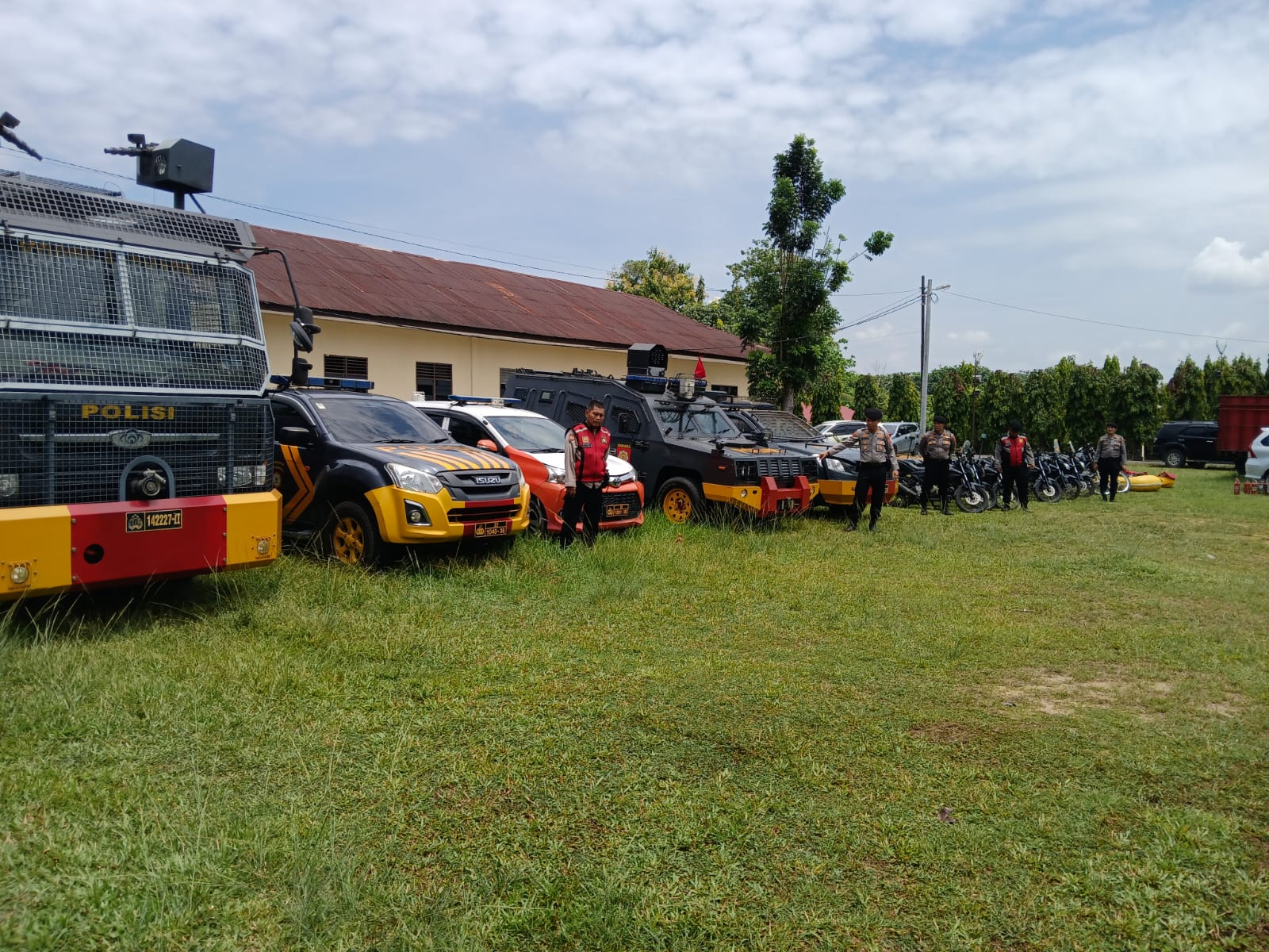 Sat Samapta Polres Asahan Lakukan Pemeriksaan Kendaraan Dinas dan Perlengkapan SAR