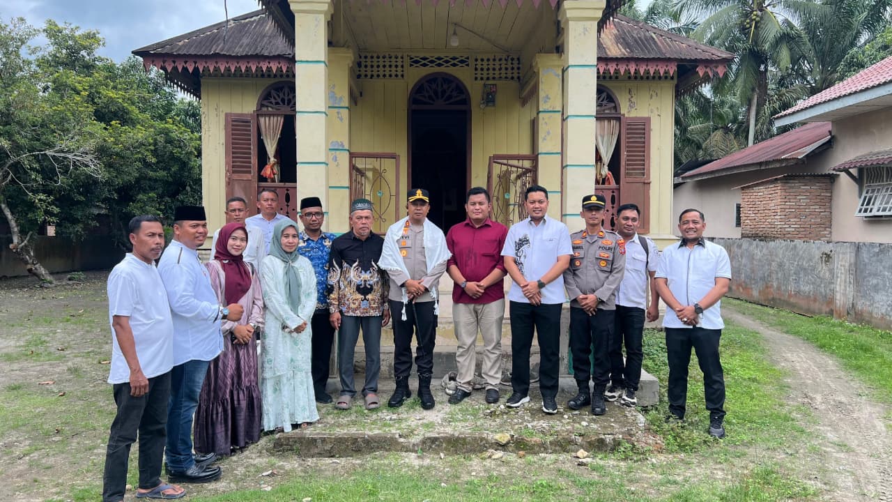 Kapolres Asahan Kunjungi Cagar Budaya Rumah Musyawarah Mufakat di Desa Pondok Bungur