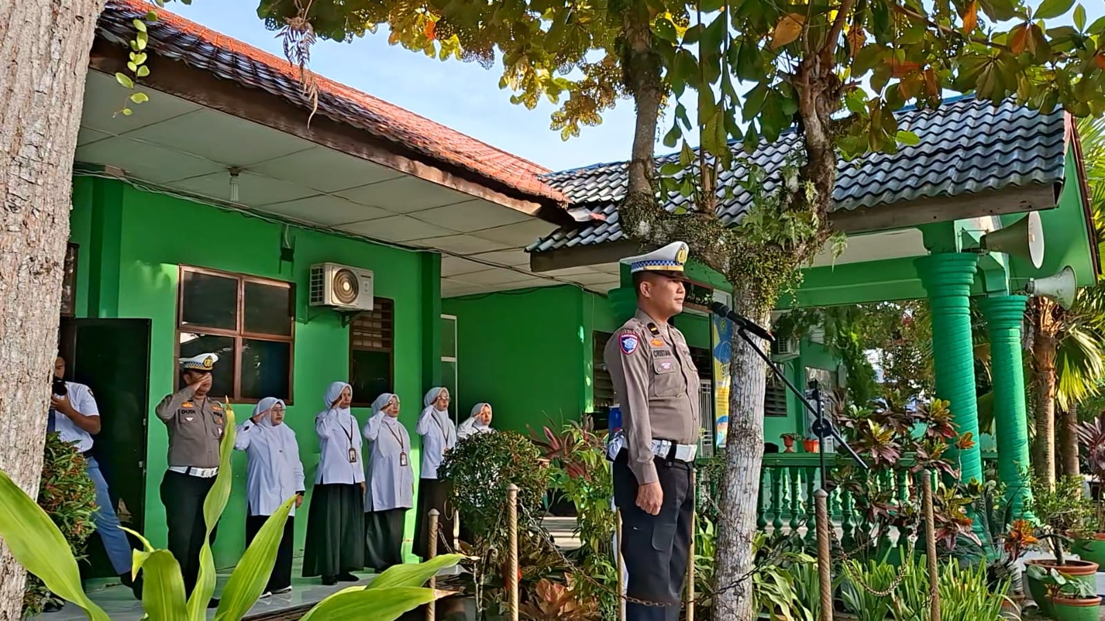 SATLANTAS POLRES ASAHAN GELAR “POLANTAS MENYAPA” DI MAN KISARAN 🚦